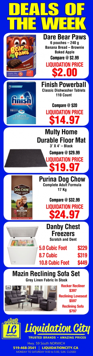 Deals Of The Week Liquidation City Norwich On